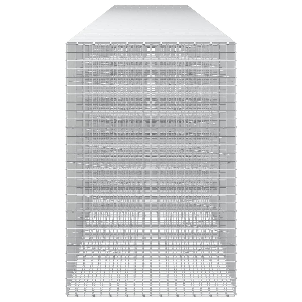 vidaXL Gabion z drutu 3,5 mm i siatką 5x5 cm 1150x100x150 cm