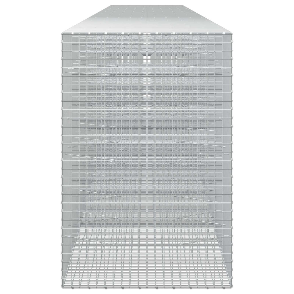 vidaXL Gabion z drutu 3,5 mm i siatką 5x5 cm 1200x100x150 cm