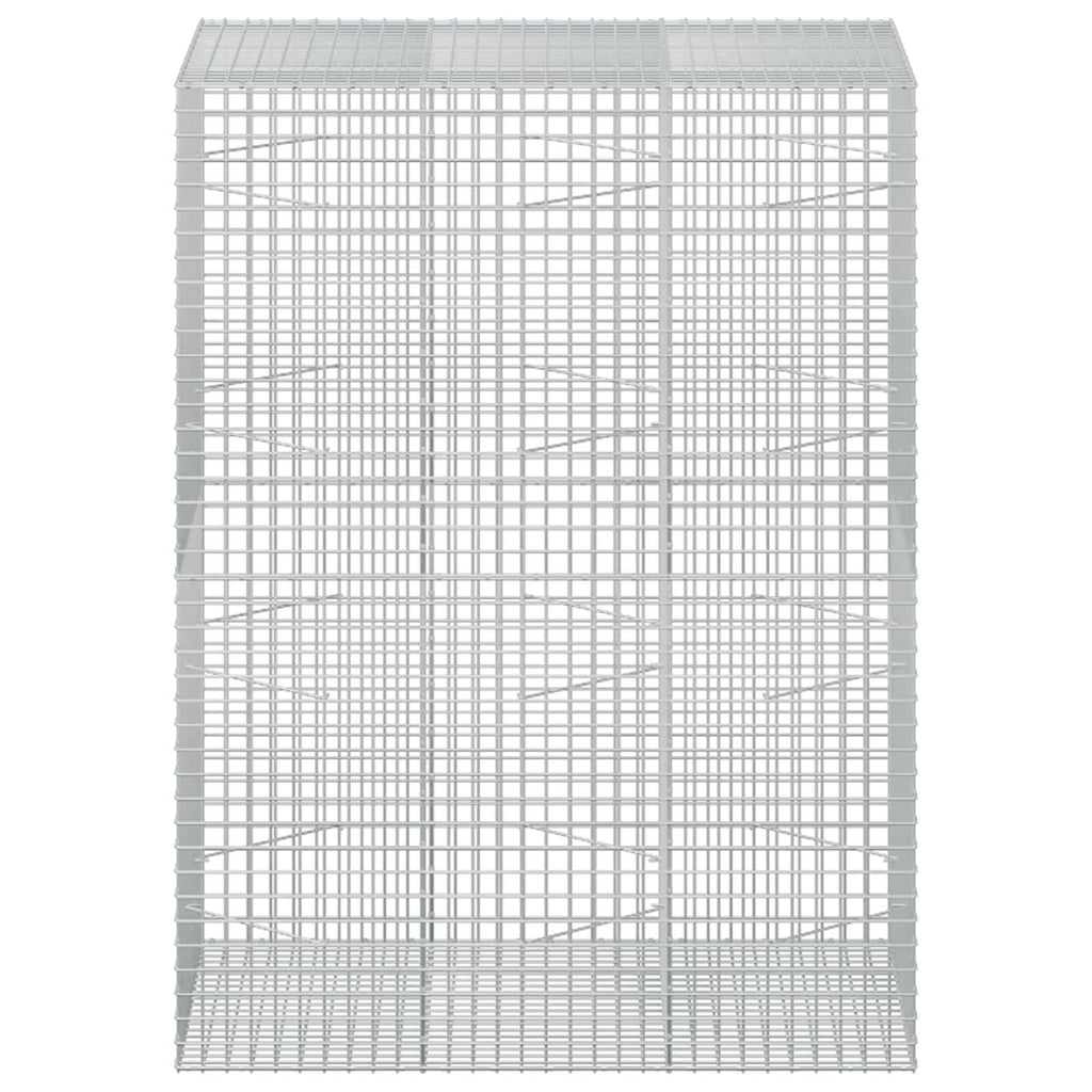 vidaXL Gabion z drutu 3,5 mm i siatką 5x5 cm 150x100x200 cm