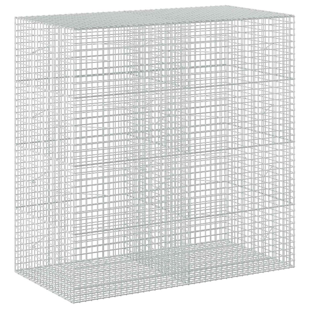 vidaXL Gabion z drutu 3,5 mm i siatką 5x5 cm 200x100x200 cm