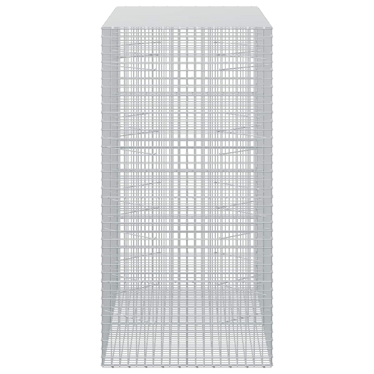 vidaXL Gabion z drutu 3,5 mm i siatką 5x5 cm 200x100x200 cm