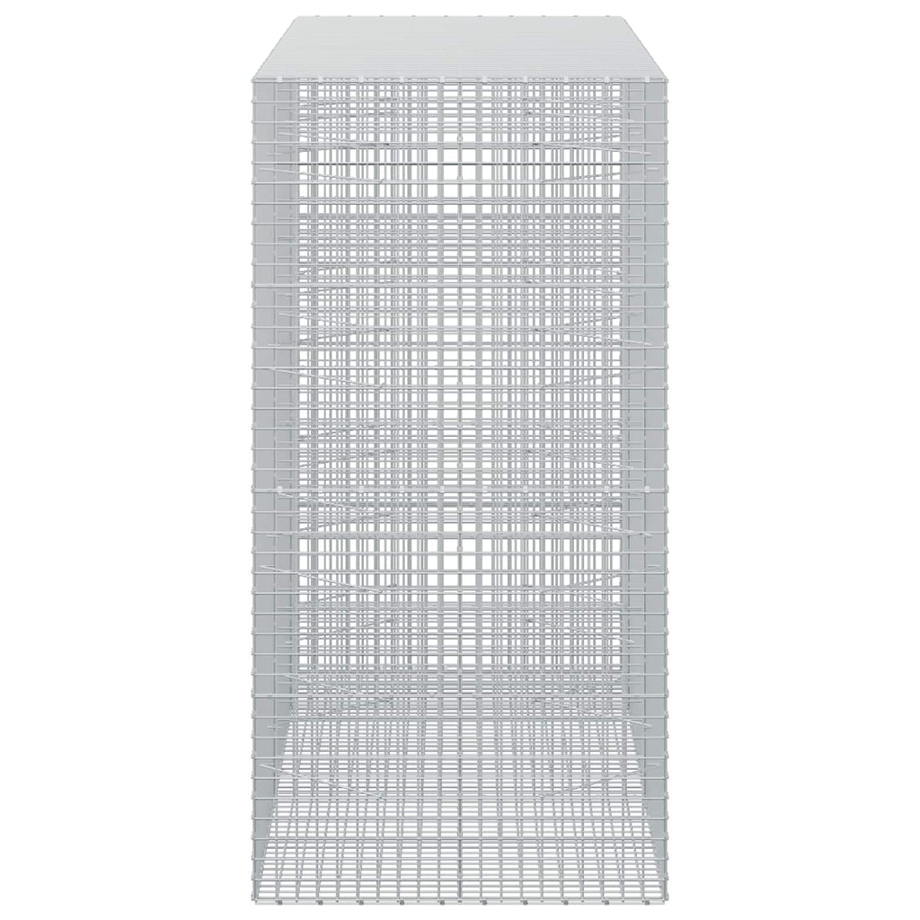 vidaXL Gabion z drutu 3,5 mm i siatką 5x5 cm 250x100x200 cm