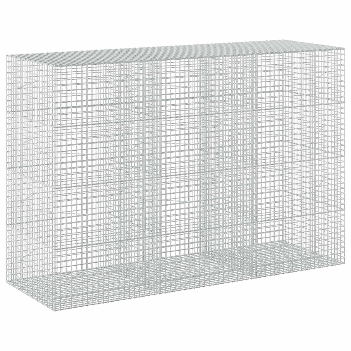 vidaXL Gabion z drutu 3,5 mm i siatką 5x5 cm 300x100x200 cm