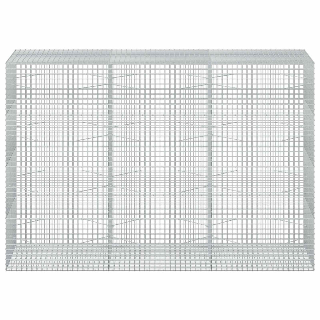 vidaXL Gabion z drutu 3,5 mm i siatką 5x5 cm 300x100x200 cm