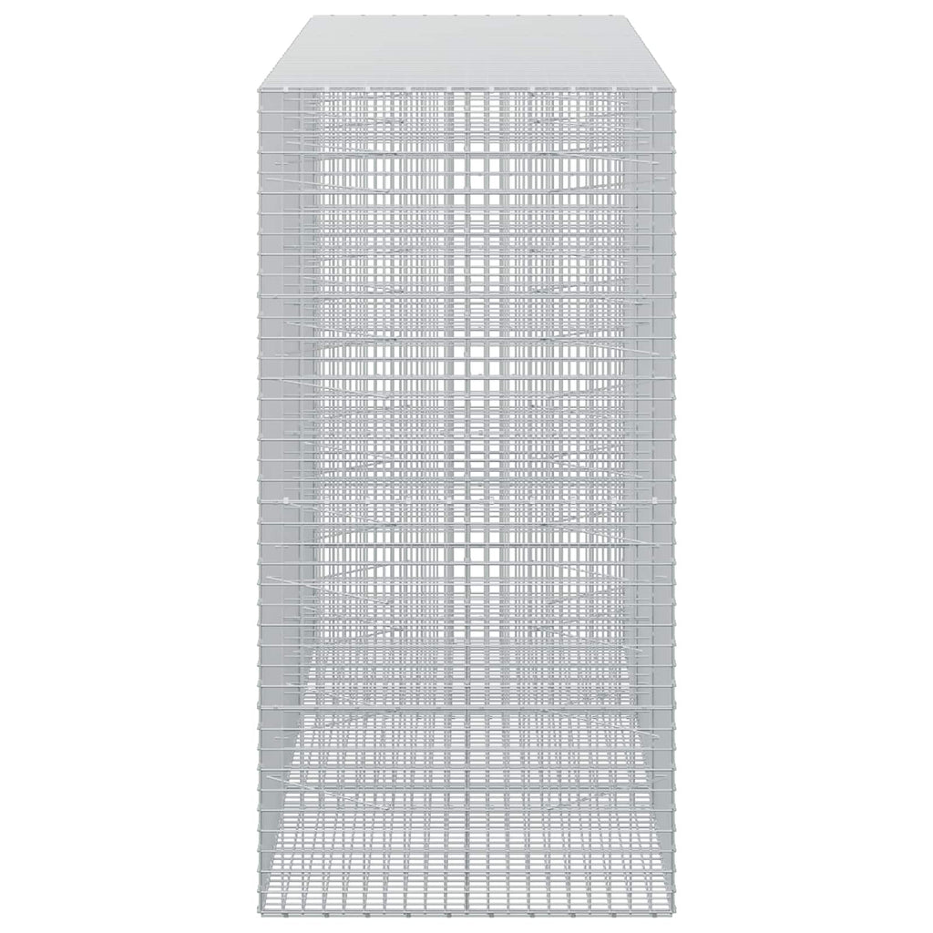 vidaXL Gabion z drutu 3,5 mm i siatką 5x5 cm 300x100x200 cm