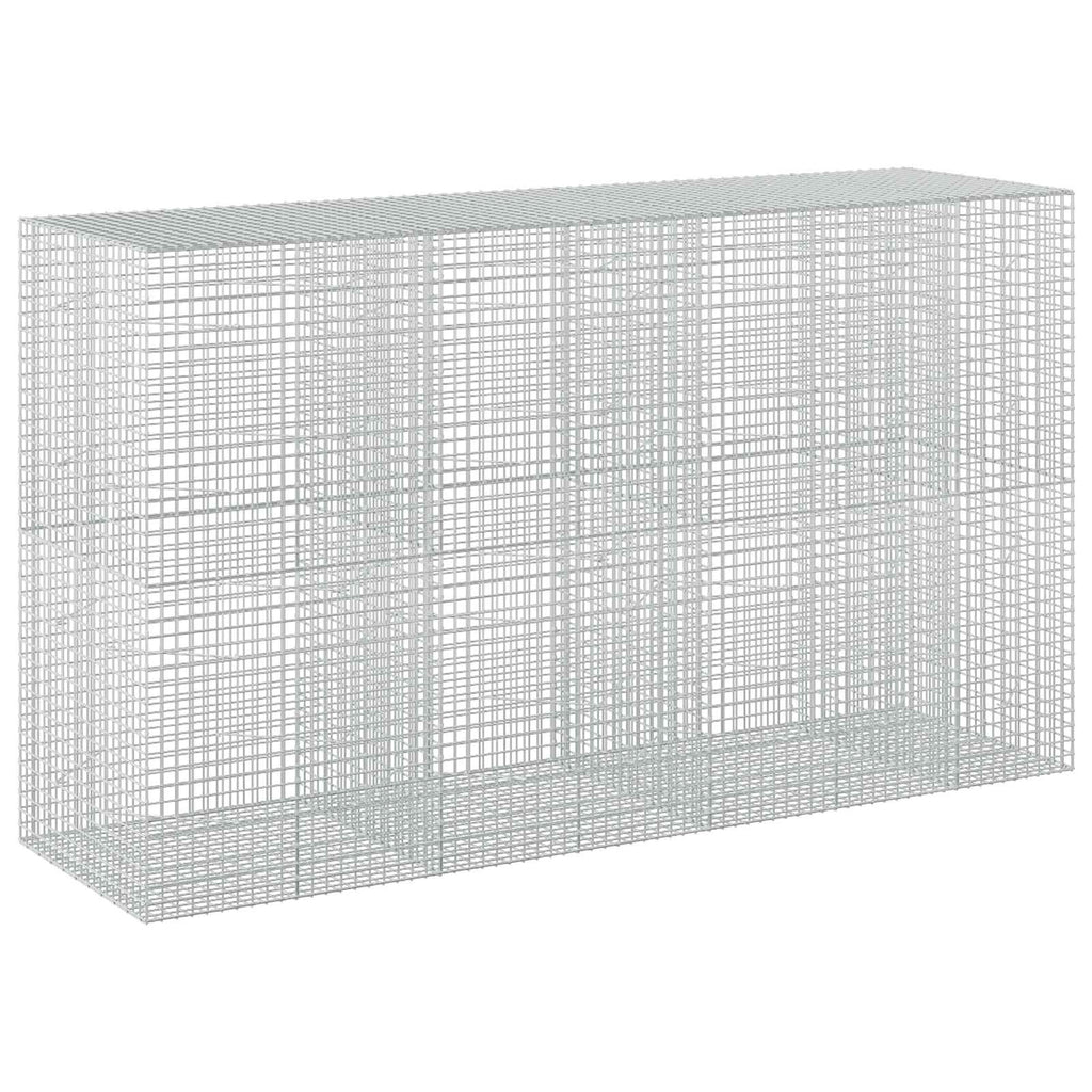 vidaXL Gabion z drutu 3,5 mm i siatką 5x5 cm 350x100x200 cm