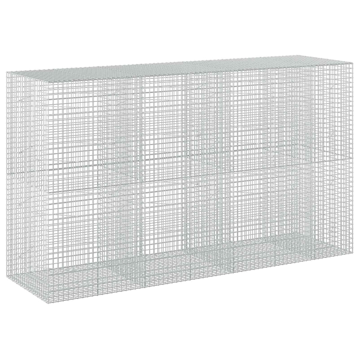 vidaXL Gabion z drutu 3,5 mm i siatką 5x5 cm 350x100x200 cm