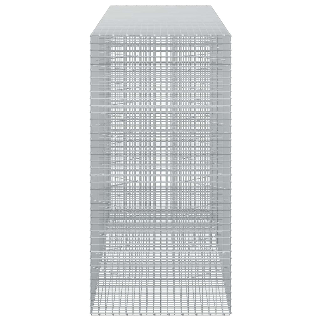 vidaXL Gabion z drutu 3,5 mm i siatką 5x5 cm 350x100x200 cm