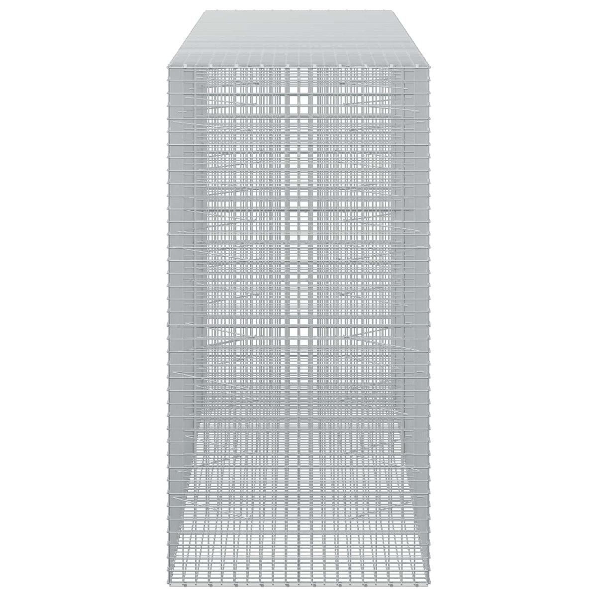 vidaXL Gabion z drutu 3,5 mm i siatką 5x5 cm 350x100x200 cm