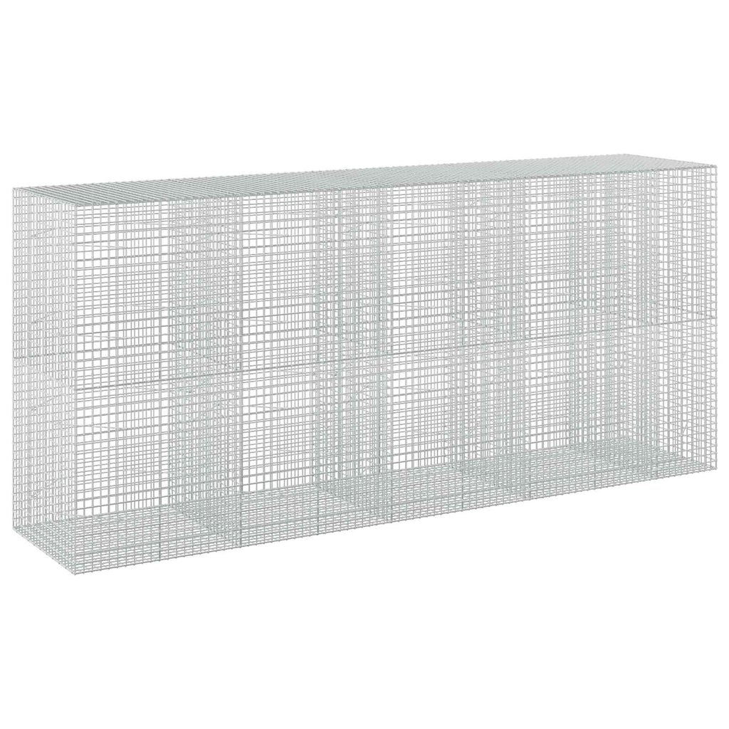 vidaXL Gabion z drutu 3,5 mm i siatką 5x5 cm 450x100x200 cm