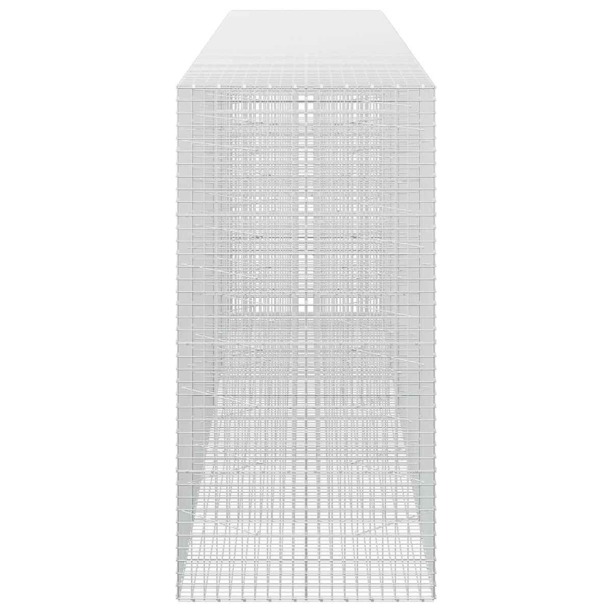 vidaXL Gabion z drutu 3,5 mm i siatką 5x5 cm 550x100x200 cm