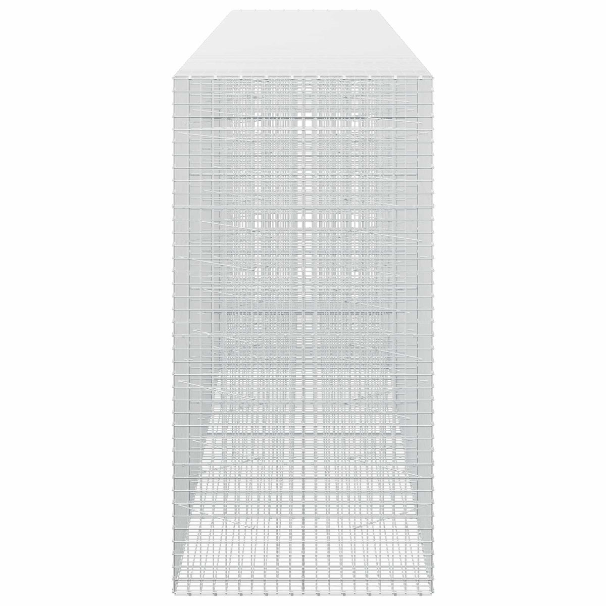 vidaXL Gabion z drutu 3,5 mm i siatką 5x5 cm 600x100x200 cm