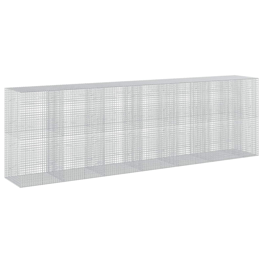 vidaXL Gabion z drutu 3,5 mm i siatką 5x5 cm 650x100x200 cm