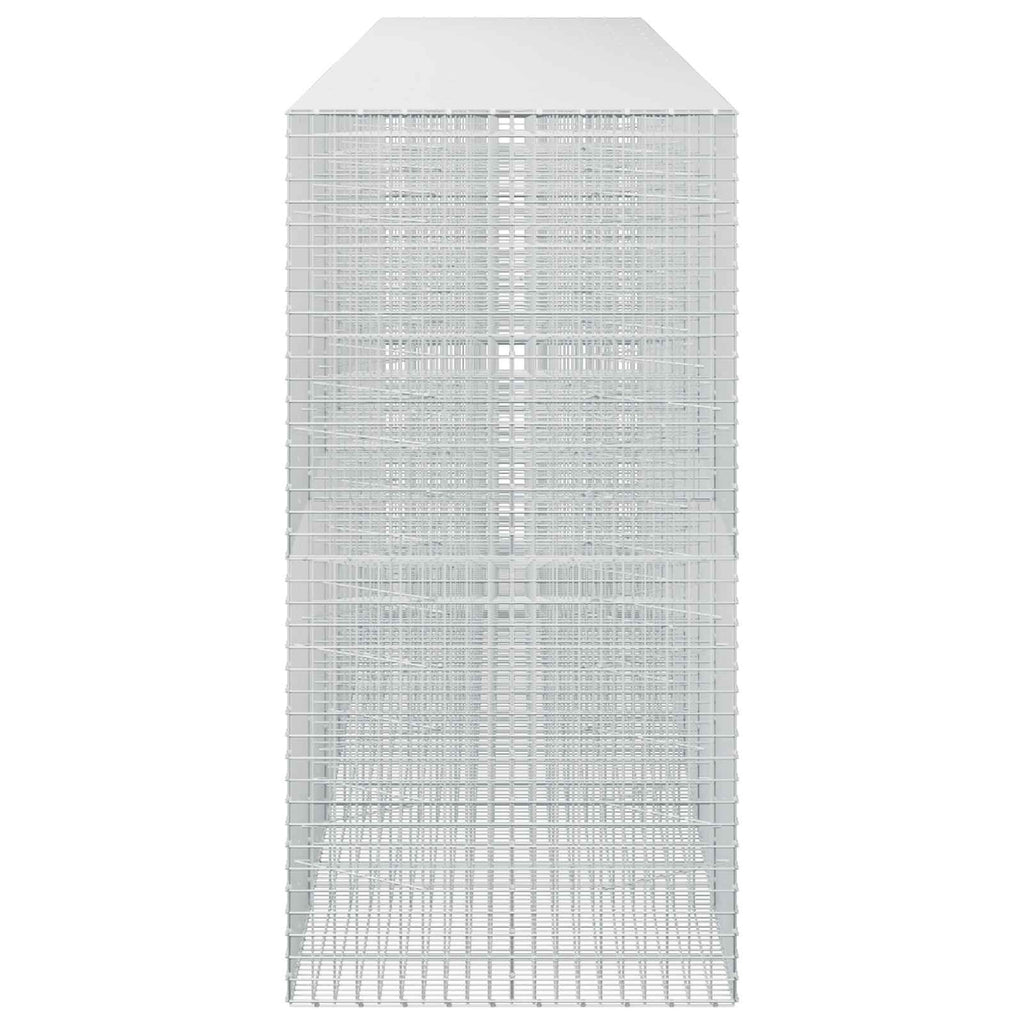 vidaXL Gabion z drutu 3,5 mm i siatką 5x5 cm 750x100x200 cm