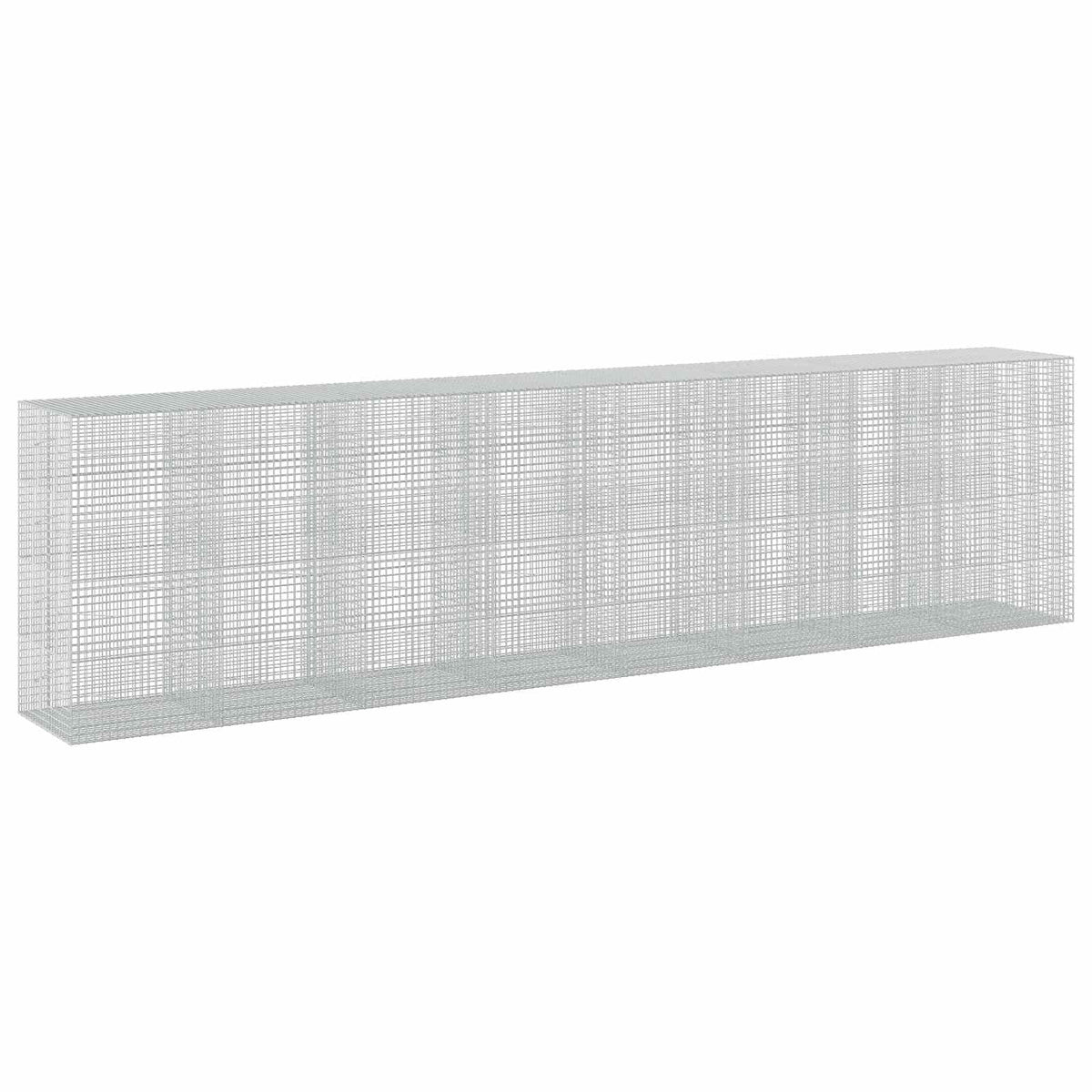 vidaXL Gabion z drutu 3,5 mm i siatką 5x5 cm 800x100x200 cm