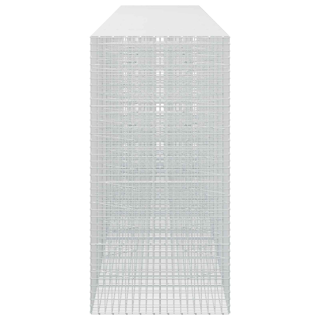 vidaXL Gabion z drutu 3,5 mm i siatką 5x5 cm 800x100x200 cm