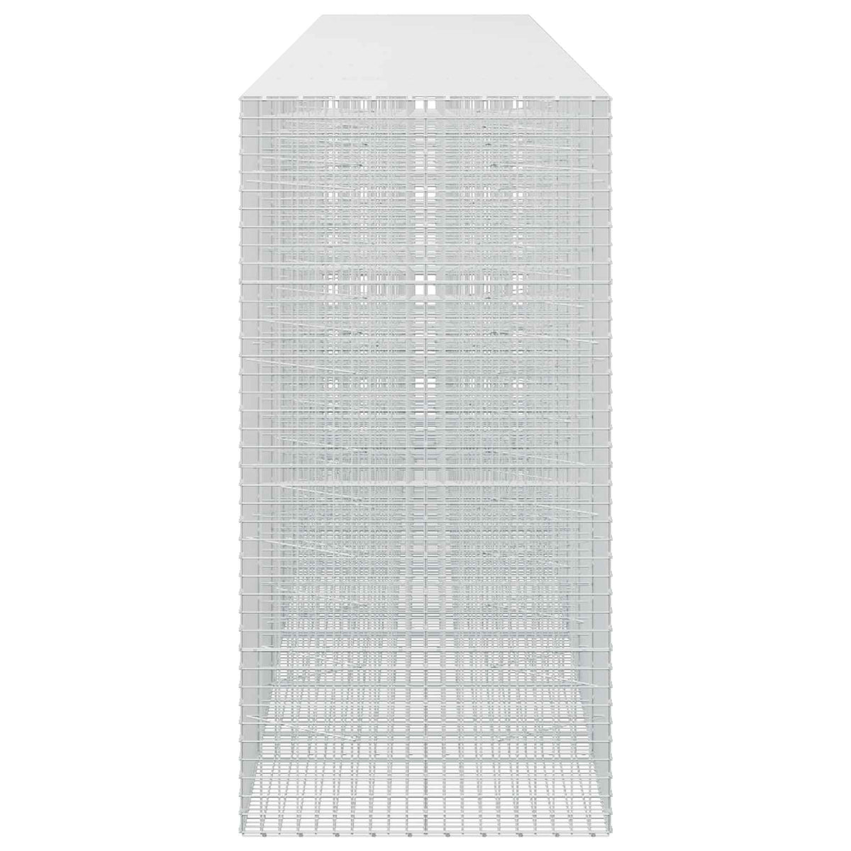 vidaXL Gabion z drutu 3,5 mm i siatką 5x5 cm 800x100x200 cm