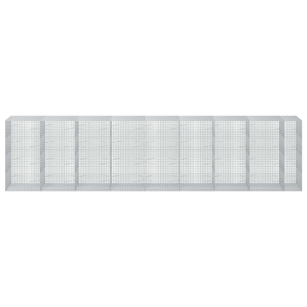 vidaXL Gabion z drutu 3,5 mm i siatką 5x5 cm 850x100x200 cm