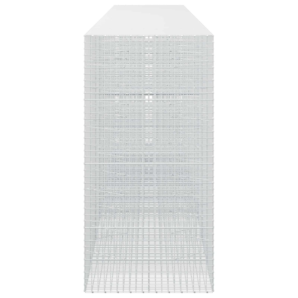 vidaXL Gabion z drutu 3,5 mm i siatką 5x5 cm 850x100x200 cm