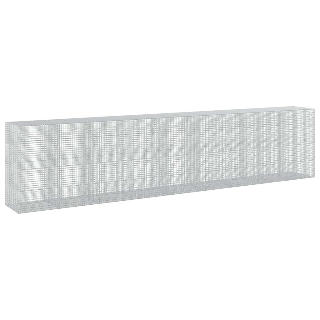 vidaXL Gabion z drutu 3,5 mm i siatką 5x5 cm 900x100x200 cm