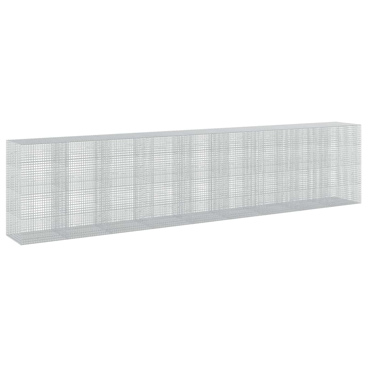 vidaXL Gabion z drutu 3,5 mm i siatką 5x5 cm 900x100x200 cm