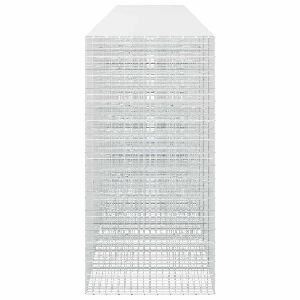 vidaXL Gabion z drutu 3,5 mm i siatką 5x5 cm 900x100x200 cm