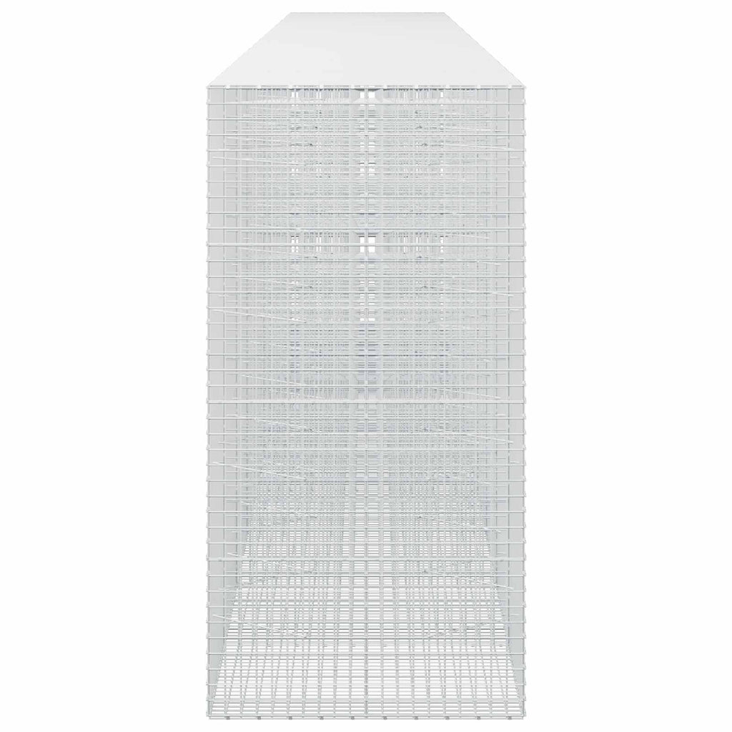 vidaXL Gabion z drutu 3,5 mm i siatką 5x5 cm 1000x100x200 cm
