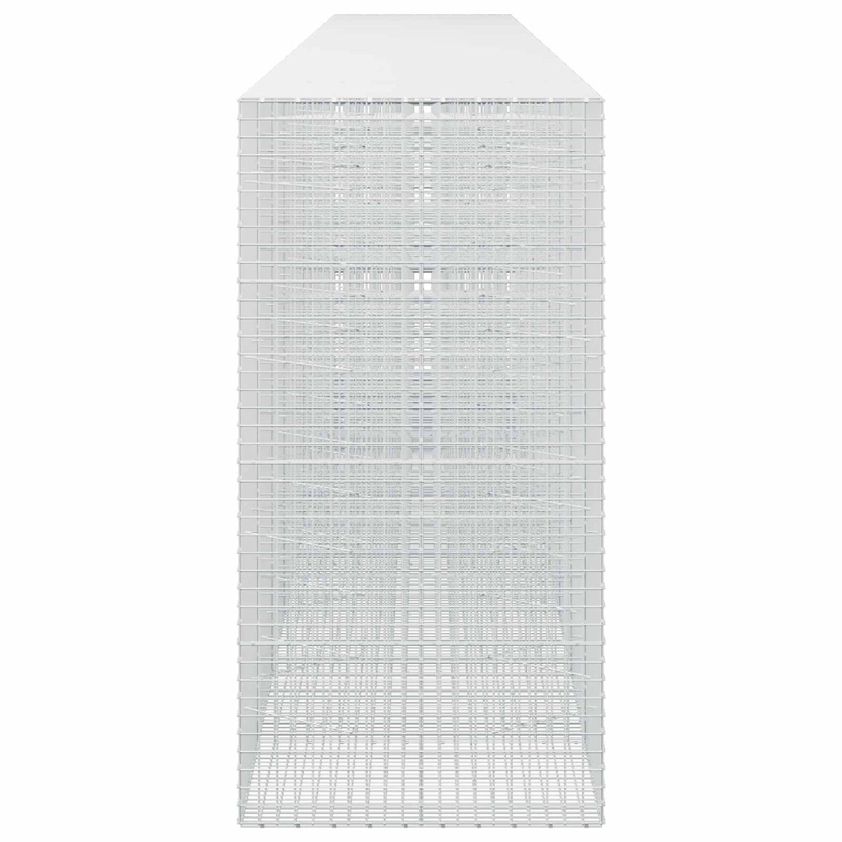 vidaXL Gabion z drutu 3,5 mm i siatką 5x5 cm 1000x100x200 cm
