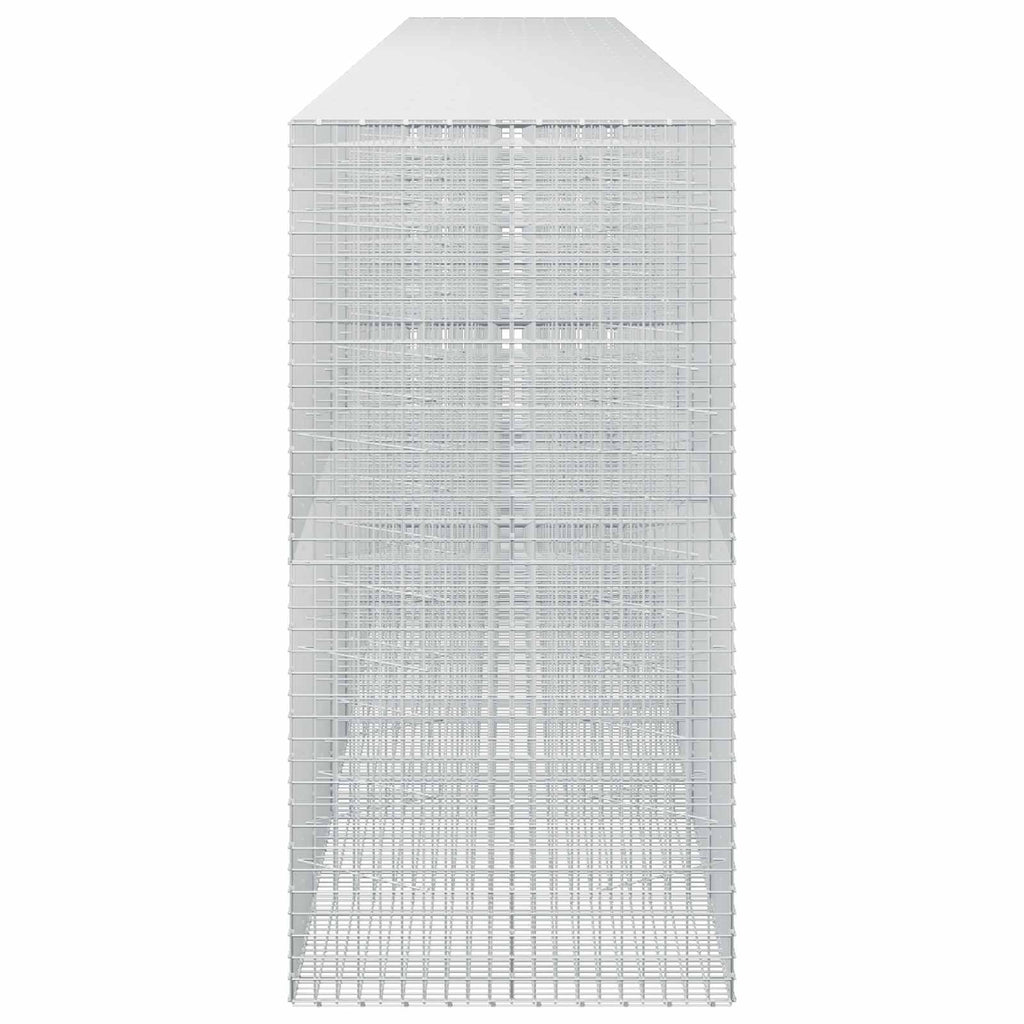 vidaXL Gabion z drutu 3,5 mm i siatką 5x5 cm 1050x100x200 cm