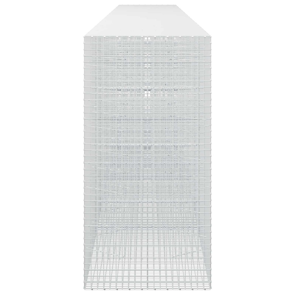 vidaXL Gabion z drutu 3,5 mm i siatką 5x5 cm 1100x100x200 cm