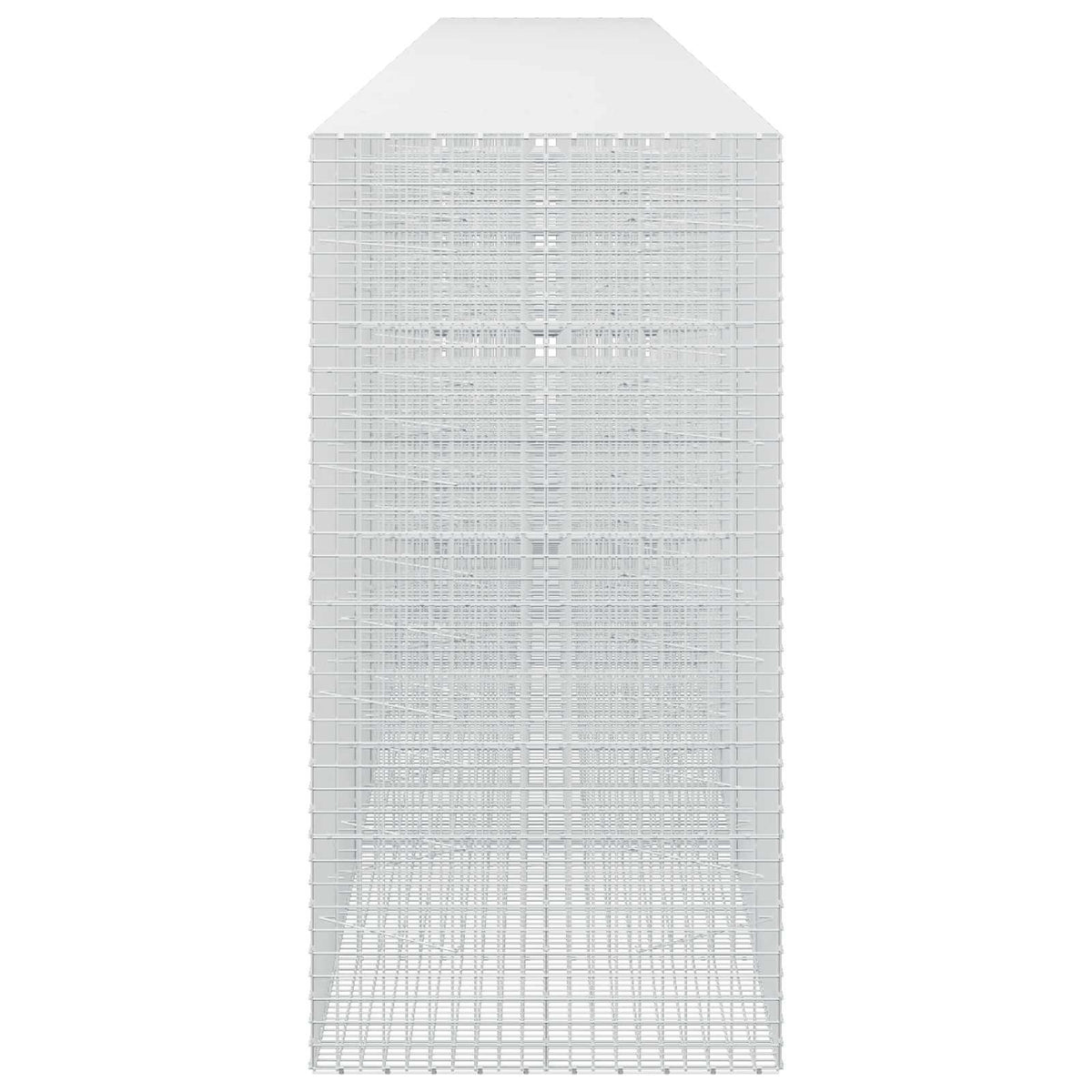 vidaXL Gabion z drutu 3,5 mm i siatką 5x5 cm 1100x100x200 cm