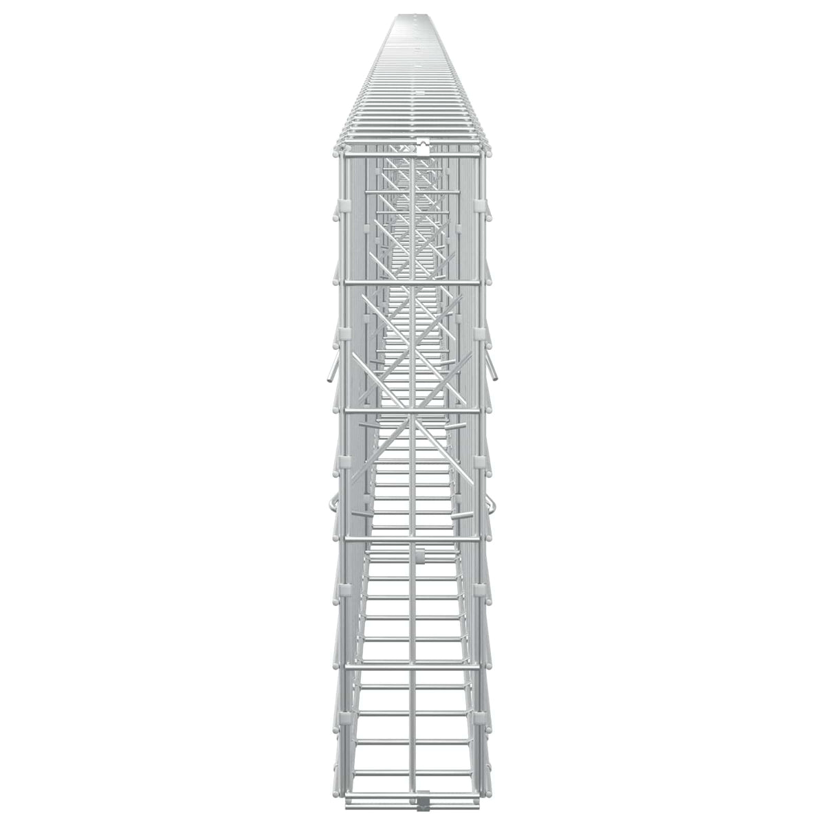 vidaXL Gabion z drutu 3,5 mm i siatką 5x10 cm 850x10x50 cm