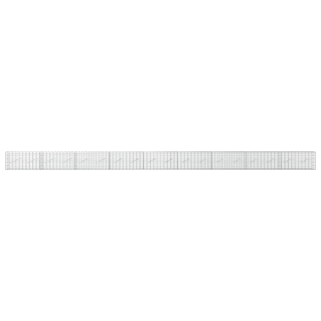 vidaXL Gabion z drutu 3,5 mm i siatką 5x10 cm 900x10x50 cm