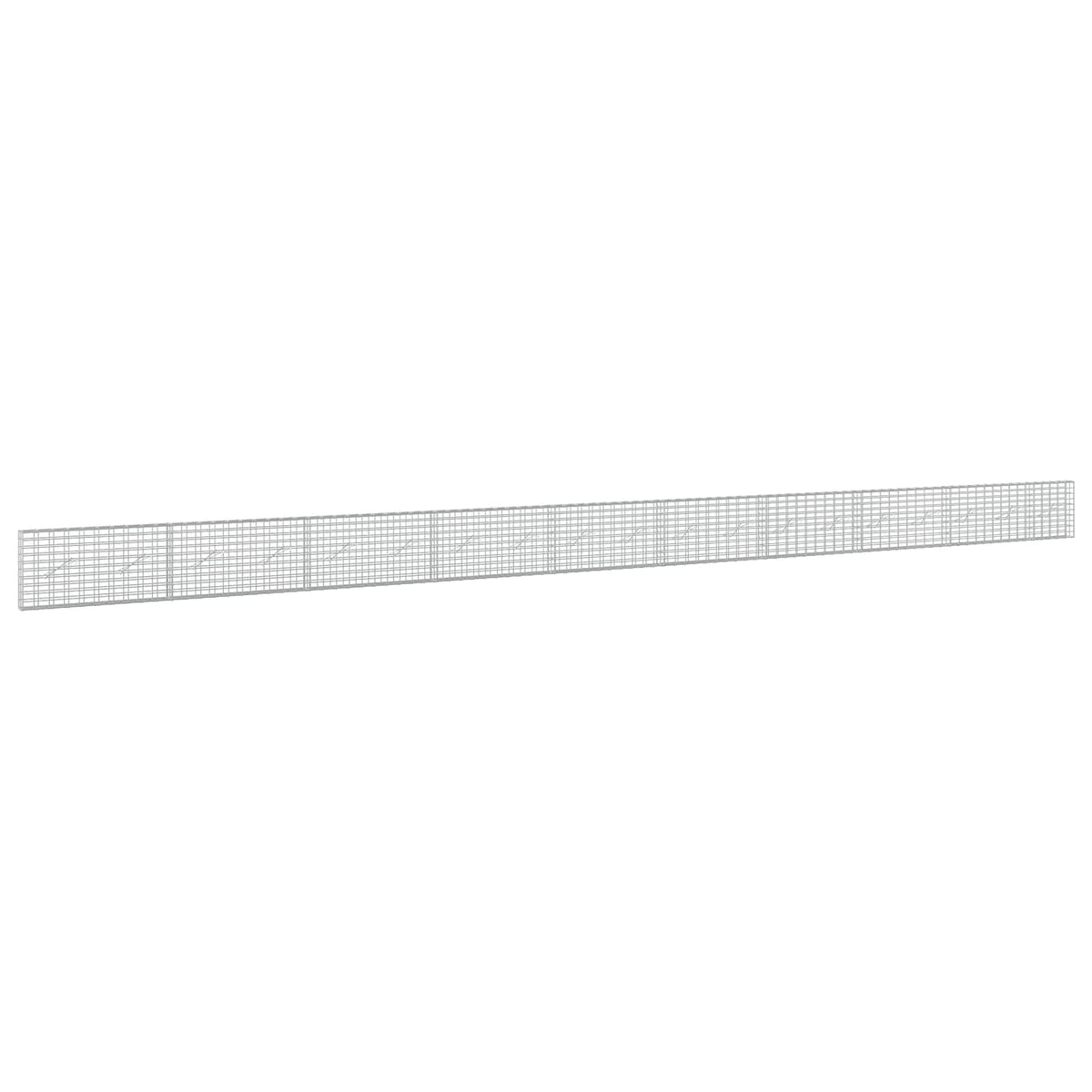 vidaXL Gabion z drutu 3,5 mm i siatką 5x10 cm 950x10x50 cm