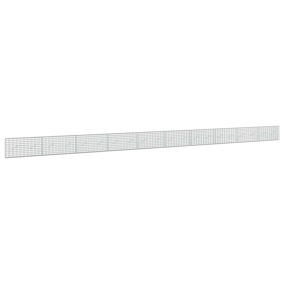 vidaXL Gabion z drutu 3,5 mm i siatką 5x10 cm 1000x10x50 cm