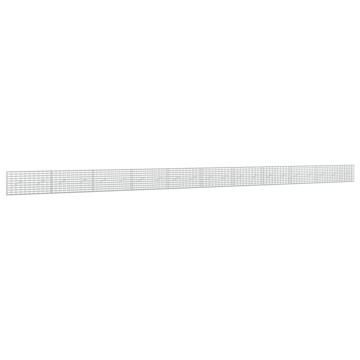 vidaXL Gabion z drutu 3,5 mm i siatką 5x10 cm 1050x10x50 cm