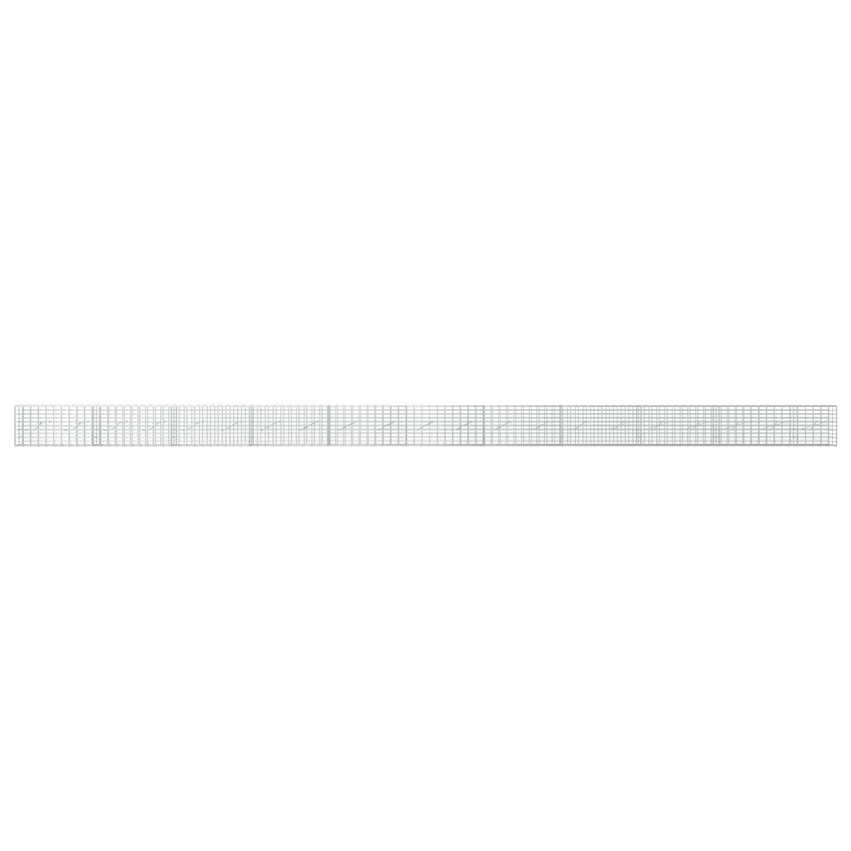 vidaXL Gabion z drutu 3,5 mm i siatką 5x10 cm 1050x10x50 cm