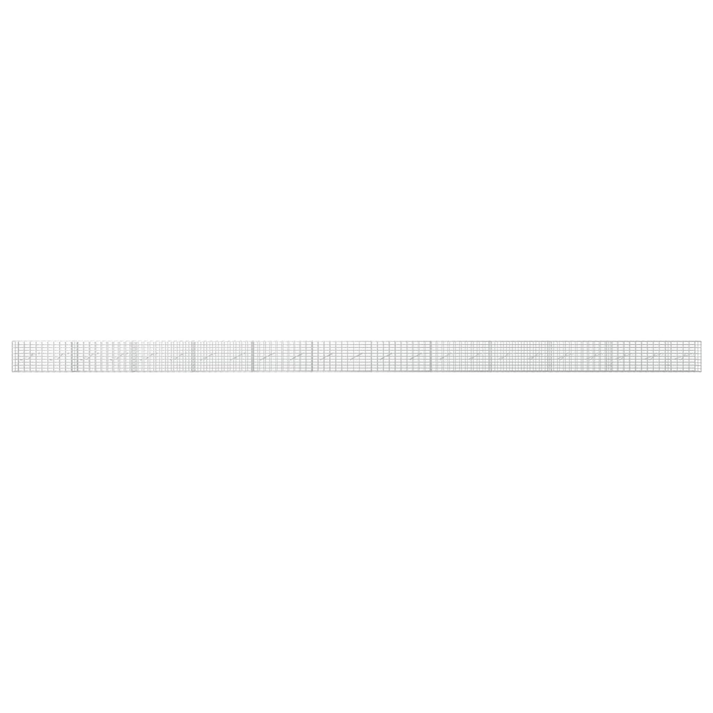 vidaXL Gabion z drutu 3,5 mm i siatką 5x10 cm 1150x10x50 cm