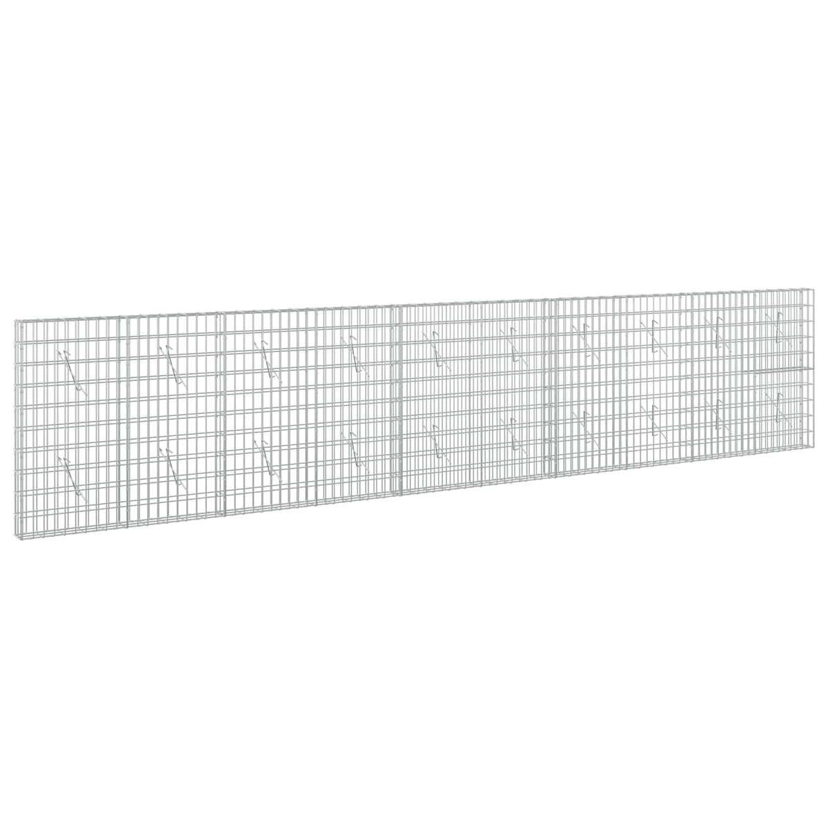 vidaXL Gabion z drutu 3,5 mm i siatką 5x10 cm 500x10x100 cm