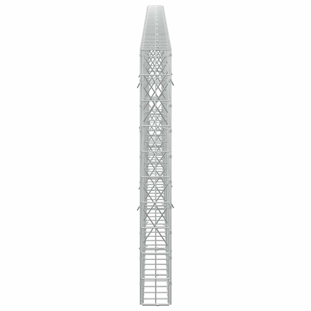 vidaXL Gabion z drutu 3,5 mm i siatką 5x10 cm 500x10x100 cm
