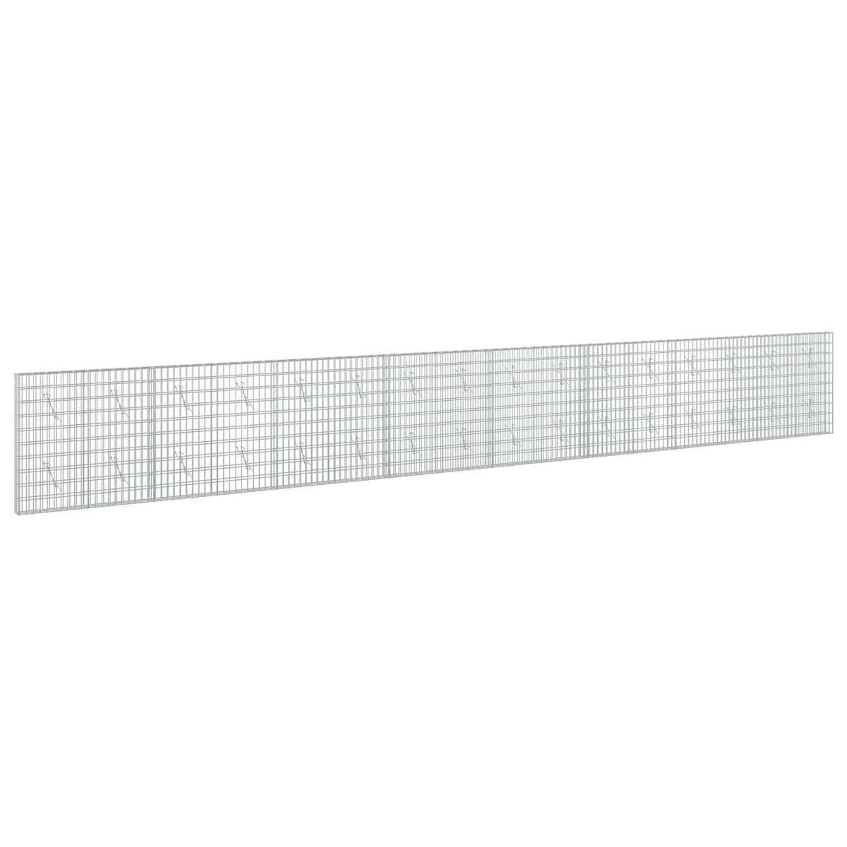 vidaXL Gabion z drutu 3,5 mm i siatką 5x10 cm 800x10x100 cm