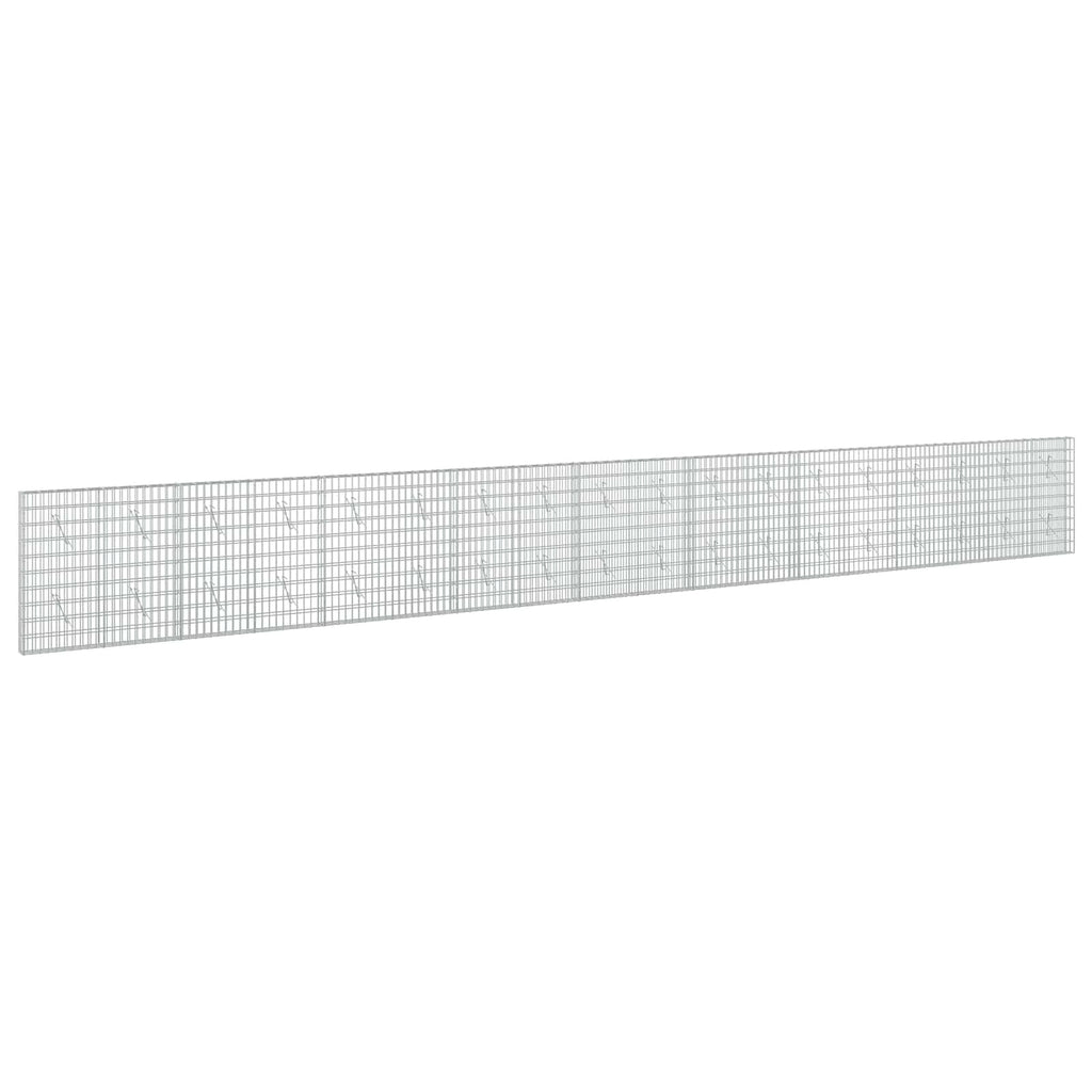 vidaXL Gabion z drutu 3,5 mm i siatką 5x10 cm 900x10x100 cm
