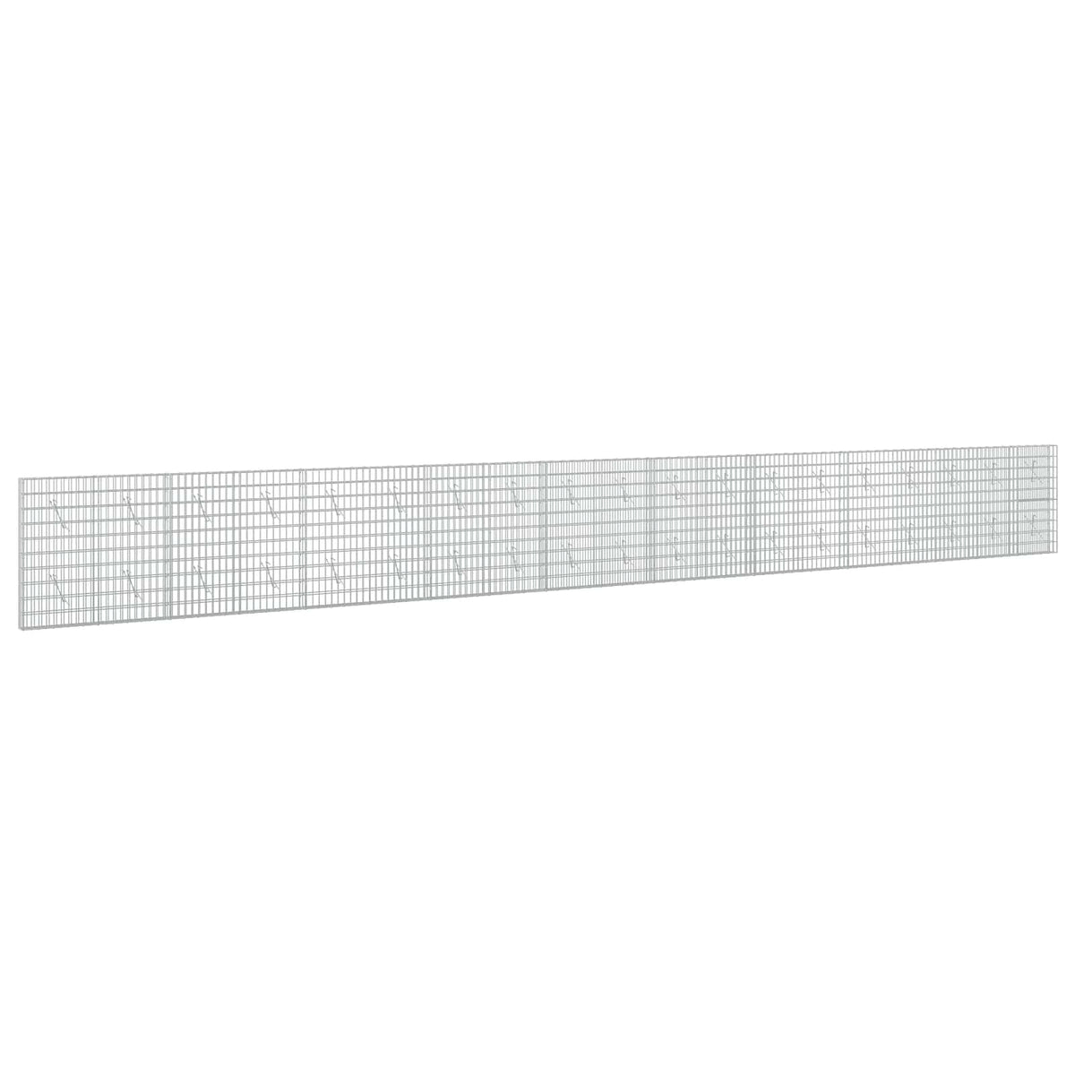 vidaXL Gabion z drutu 3,5 mm i siatką 5x10 cm 950x10x100 cm