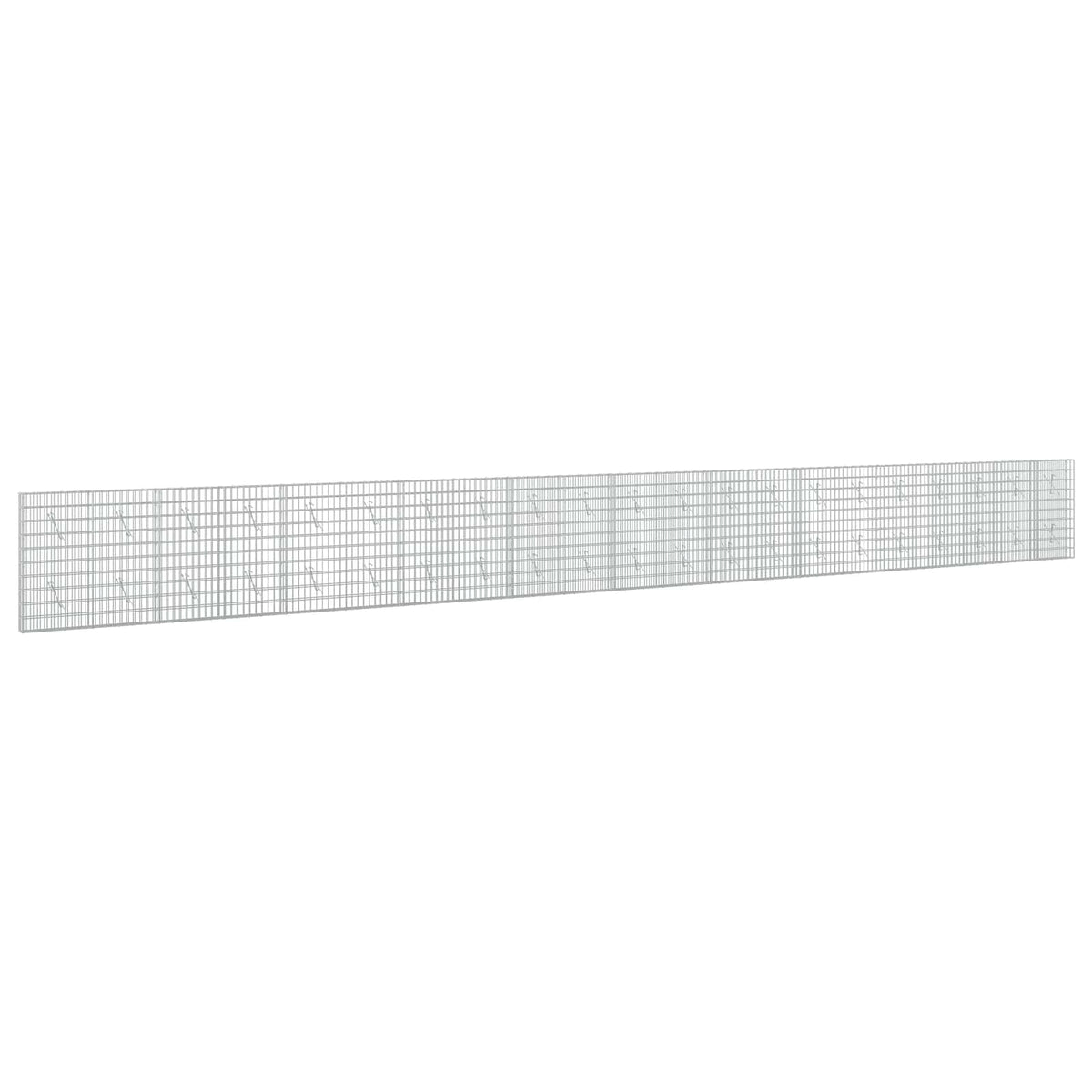vidaXL Gabion z drutu 3,5 mm i siatką 5x10 cm 1050x10x100 cm
