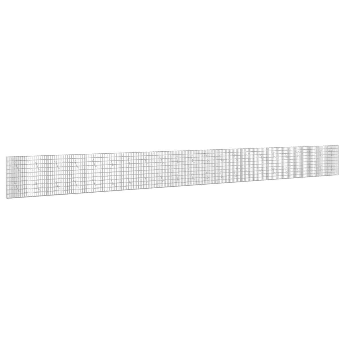 vidaXL Gabion z drutu 3,5 mm i siatką 5x10 cm 1100x10x100 cm