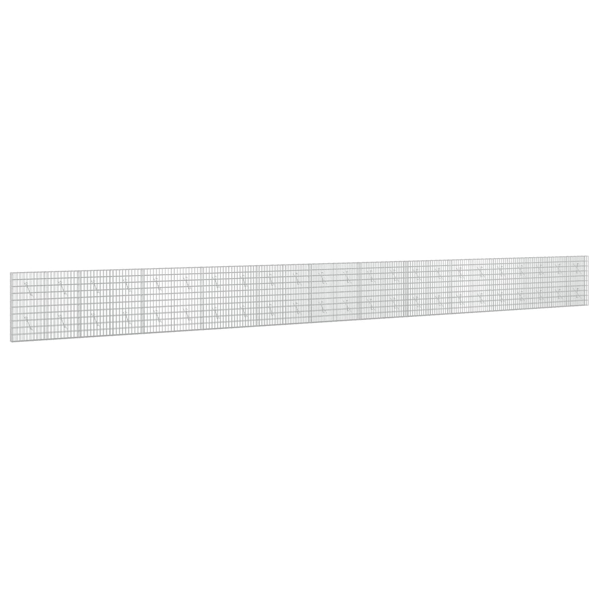 vidaXL Gabion z drutu 3,5 mm i siatką 5x10 cm 1150x10x100 cm