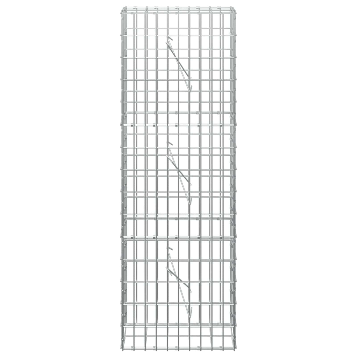 vidaXL Gabion z drutu 3,5 mm i siatką 5x10 cm 50x10x150 cm
