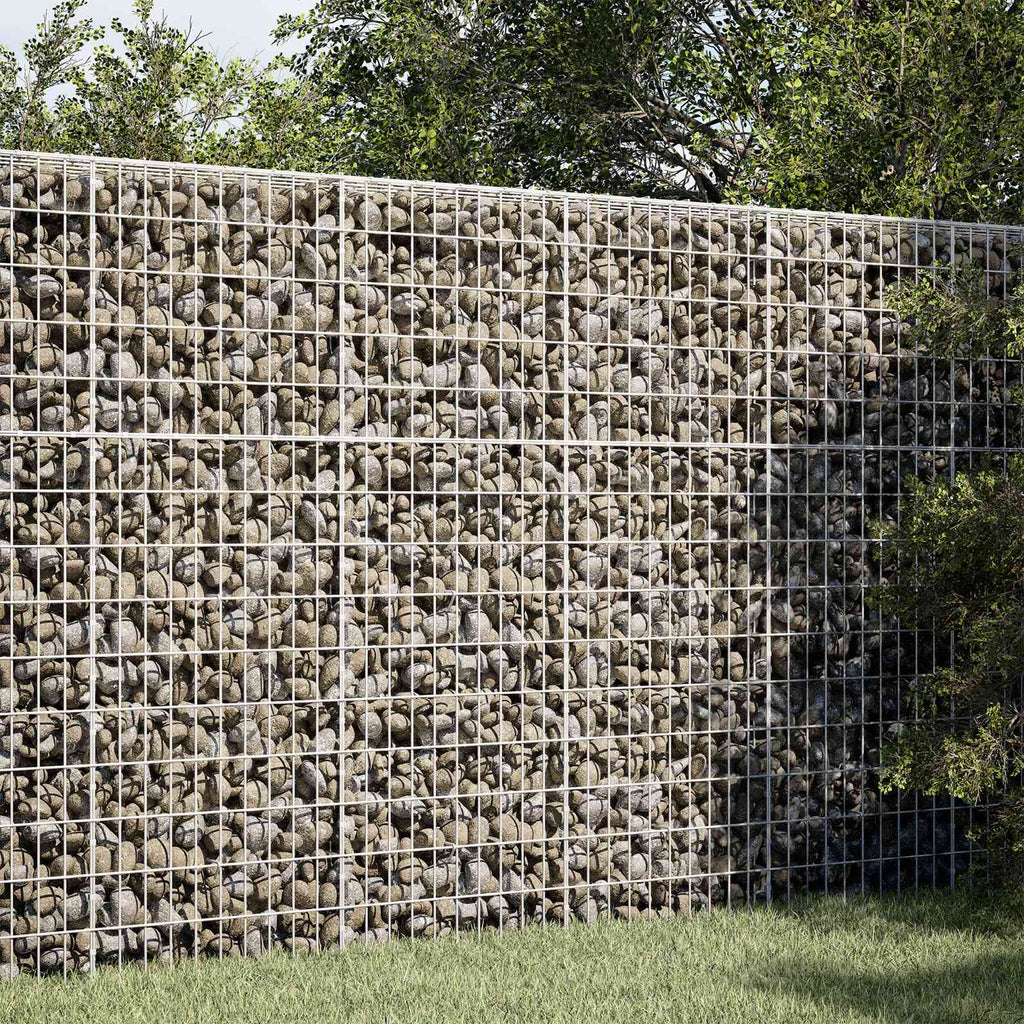vidaXL Gabion z drutu 3,5 mm i siatką 5x10 cm 150x10x150 cm