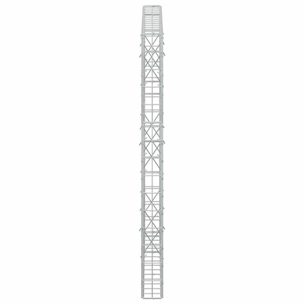 vidaXL Gabion z drutu 3,5 mm i siatką 5x10 cm 150x10x150 cm