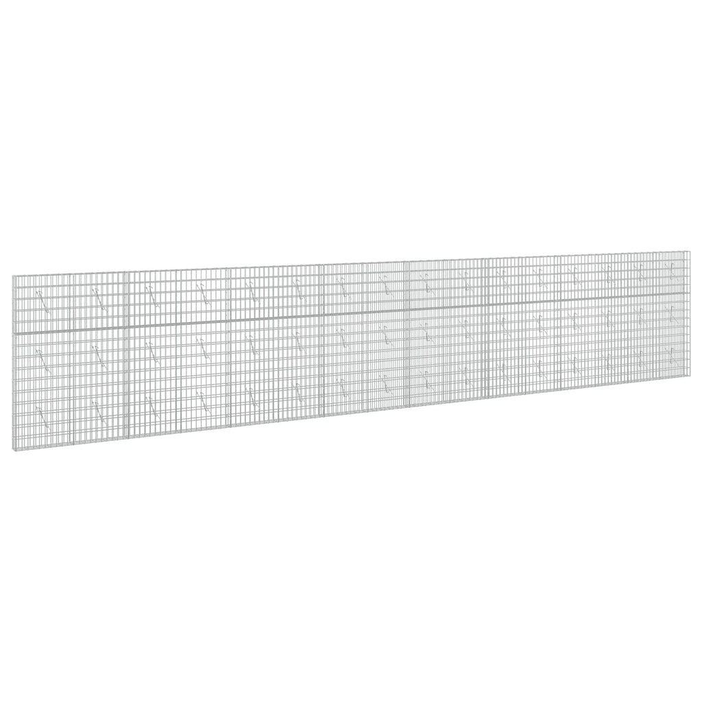 vidaXL Gabion z drutu 3,5 mm i siatką 5x10 cm 800x10x150 cm